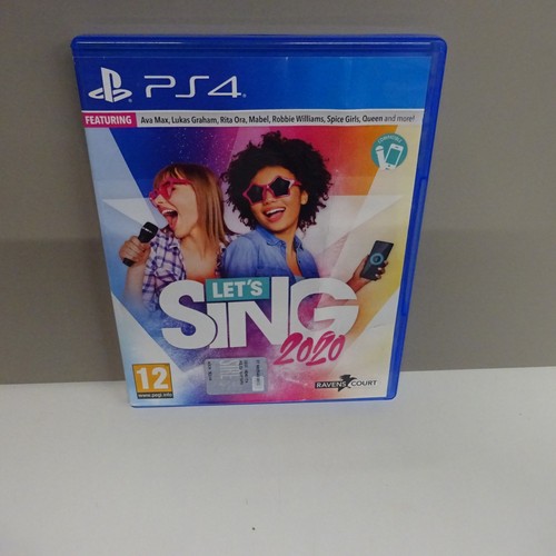 Let sing 2020 sony - sing, ps4