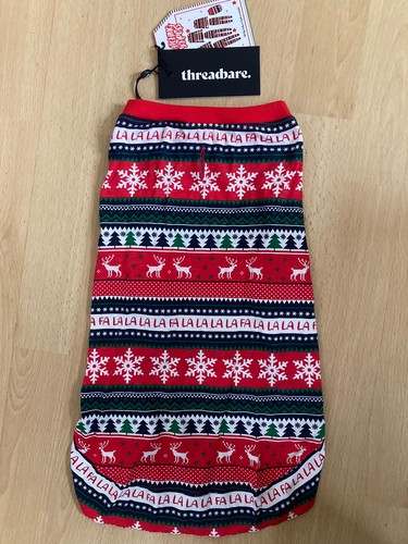 Bnwt threadbare dog christmas - threadbare,