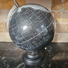 The Range Black & Silver World Globe 29cm