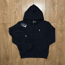 Navy Blue Ralph Lauren Double Knit Tracksuit (Medium)