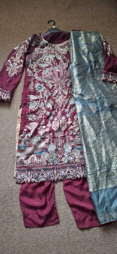 Piece pakistani party wear - 3,