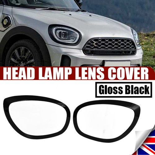 Pair glossy black headlight - pair,