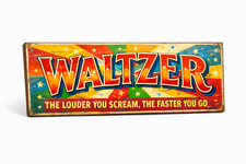 Waltzer funfair ride sign - funfair,