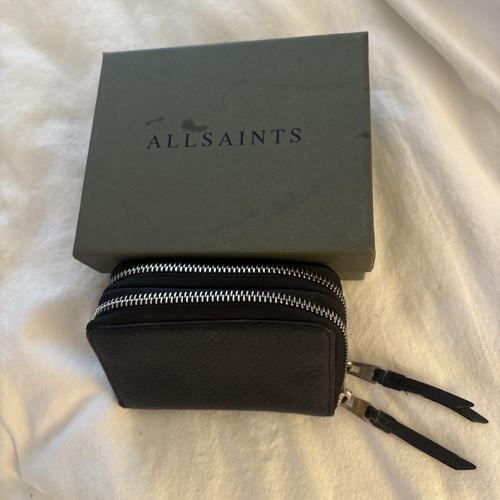 Allsaints black leather - black,