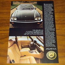 JAGUAR XJ-S COUPE PRINT AD