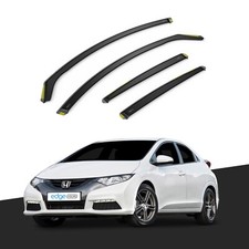 HONDA CIVIC MK9 2012-2016 5 Door Hatchback Wind Deflectors 4pc Tinted