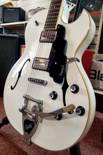 Guild Starfire 1 SC Newark Collection Single Cut Snowcrest White Upgraded Bridge