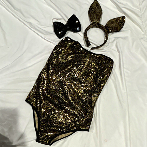 Forplay gold black sequin - forplay, s/m