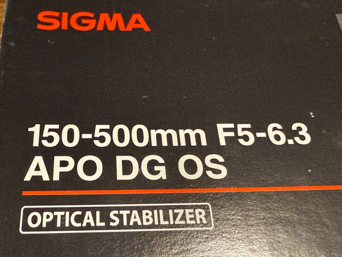 Sigma hsm 150 500mm - sigma, dg