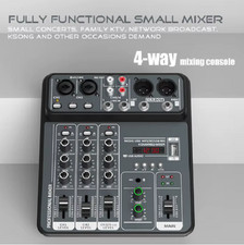4 Channel Audio Mixer with 48V