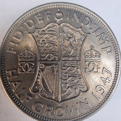 1947 george half crown coin - george,