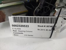  MERCEDES E CLASS STEERING COLUMN E250 CDI SE Diesel A218460001609-16