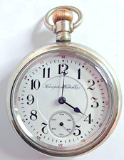 ⭐R/R GRADE, SILVERODE HAMPDEN, THE DUEBER WATCH Co. 18s, 21Js O/FACE P/WATCH,FWO