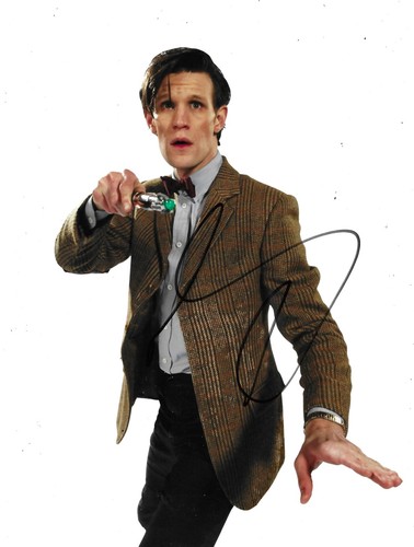 Matt smith signed doctor - smith,
