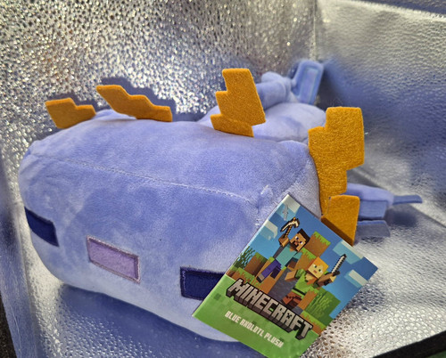 Minecraft blue axolotl plush - blue,