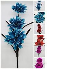 Artificial Flowers 3 Heads