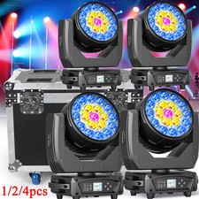 19x20W LED Zoom Moving Head Stage Light RGBW DMX Beam Wash Lighting DJ Disco Bar