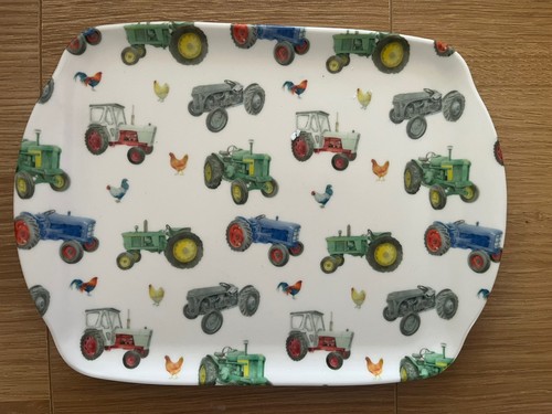 Melamine small tray tractors - melamine,