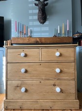 Antique Victorian Pine Chest