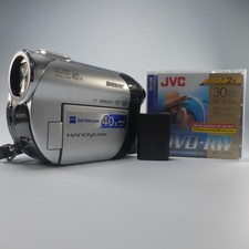 Sony Handycam DCR-DVD106E Handheld DVD-RW Camcorder Silver Tested