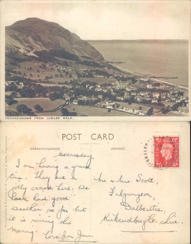 Penmaenmawr from jubilee walk - from,