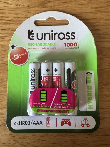 Uniross aaa rechargeable - aaa,