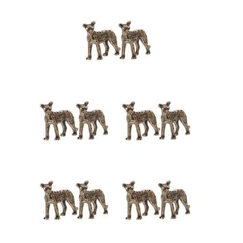 Pcs brass leopard - leopard, ornament
