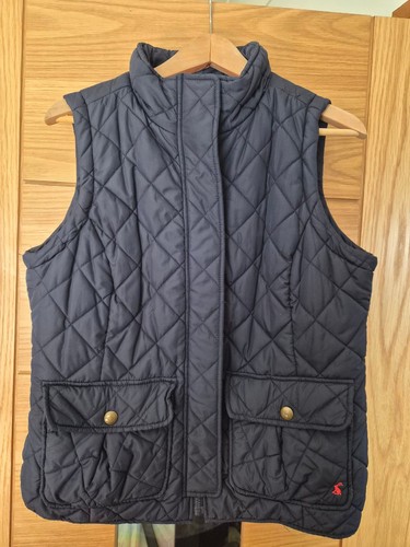 Joules navy quilted gilet size - joules,