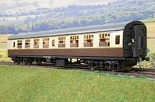 0-gauge Darstaed FINESCALE Mk1- CK Composite Coach -Chocolate & Cream. DMK1-16A
