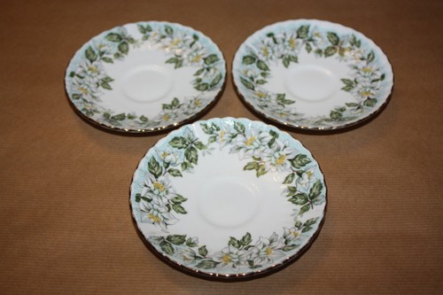 Vintage saucers flower - vintage,