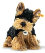 Steiff Herkules Yorkshire Terrier - collectable plush puppy dog - 24cm - 076923