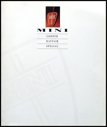 Austin mini brochure 1992 - brochure, 1.1992