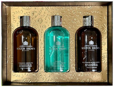 Molton Brown Woody & Aromatic Shower Gel Body Care Gift Set Boxed Christmas SALE