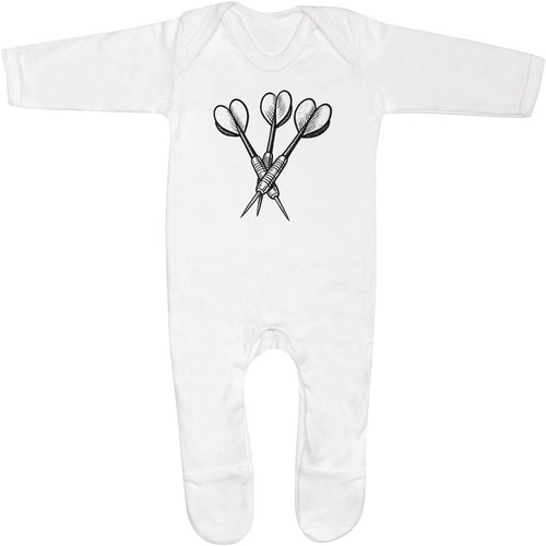 Set darts baby romper - darts',