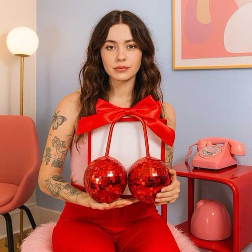 Cherry bow disco - cherry,