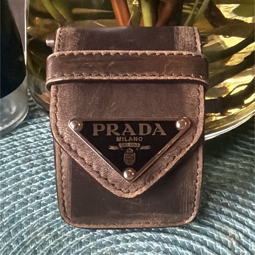 Prada triangolo leather - triangolo,