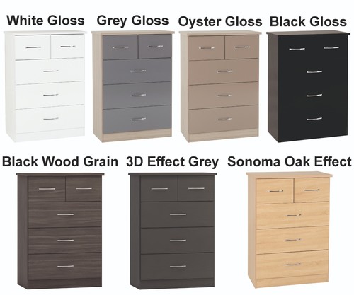 Nevada grey gloss - grey, bedroom