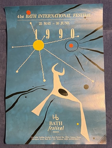 Vintage original poster - vintage, 1990