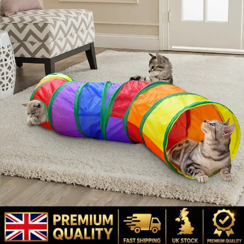 Foldable cat tunnel - cat,