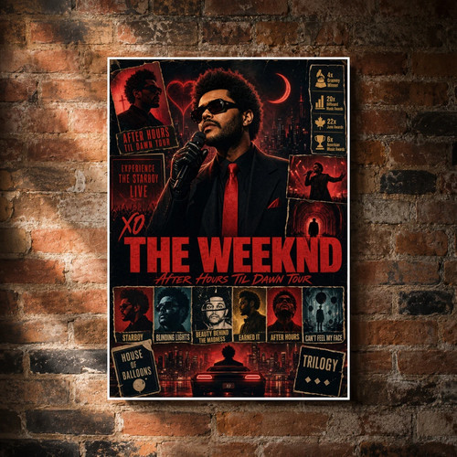 The weeknd poster - -, a3