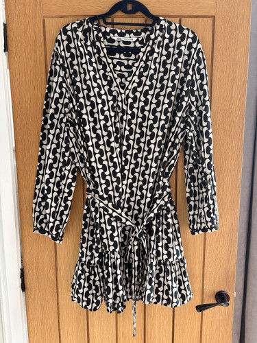 Zara black white geometric - zara, black/white