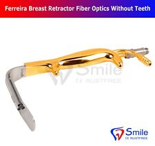 Plastic Surgery Ferreira Breast Augmentation Retractor Fiber Optics Plain Blade