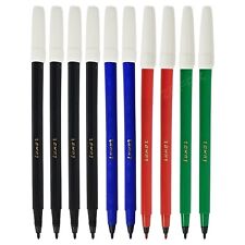 BLACK BLUE RED GREEN Felt Tip