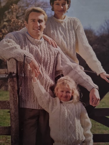 Knitting pattern family aran - knitting,