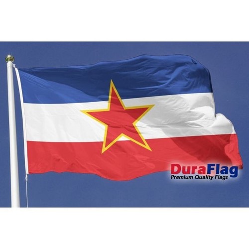 Yugoslavia star flag table - yugoslavia,