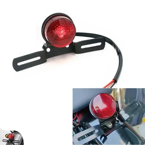 Motorcycle retro red rear - red, tail
