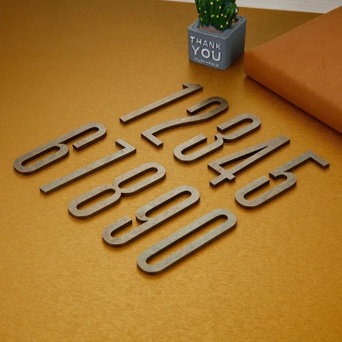 7cm bronze door number metal - 7cm,