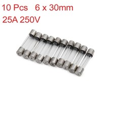 10pcs 6 x 30mm 25A 250V