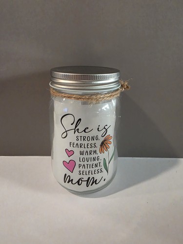 She mom candle - is,