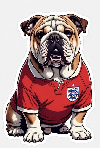 England football bulldog shirt - football,